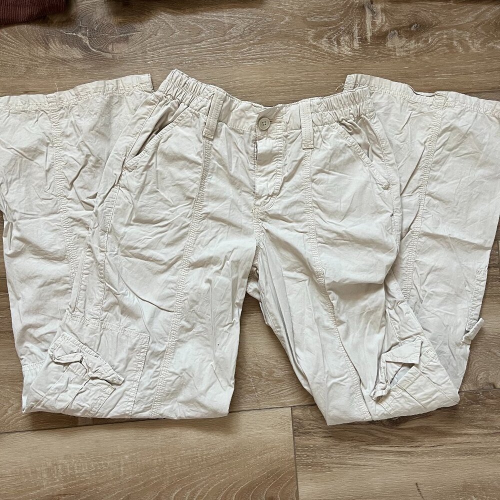 BDG Y2K Cargo, cream/white, Small